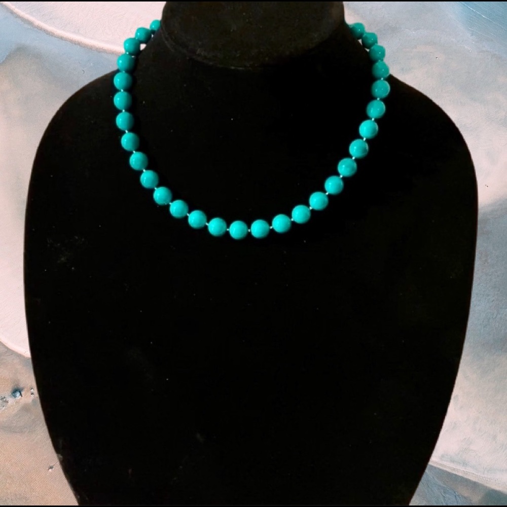 Sea Foam Green Beautiful Beaded Necklace